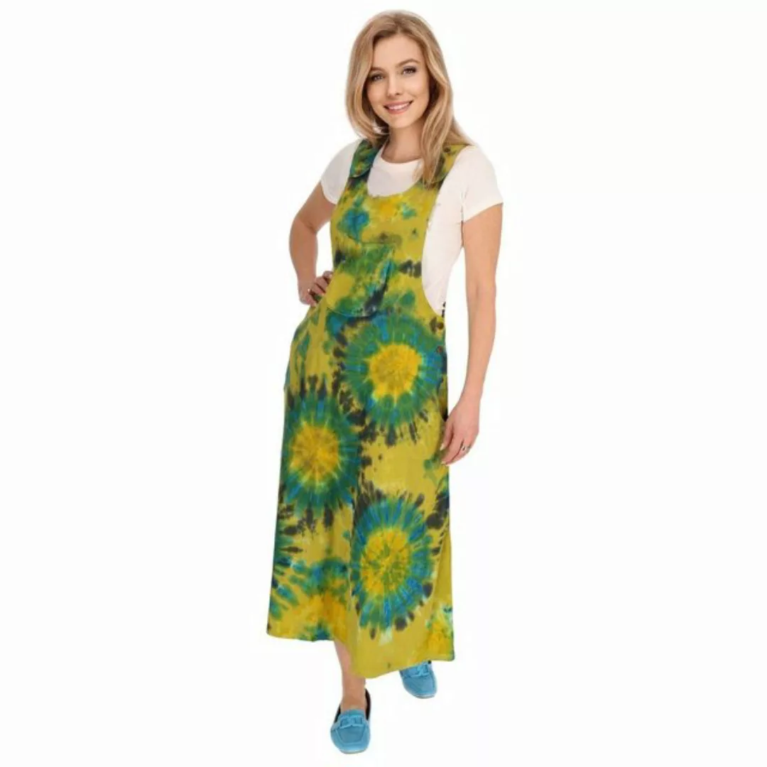 KUNST UND MAGIE Latzhose Latzkleid bunt Tie Dy Batik Boho Ibiza 70er Overal günstig online kaufen