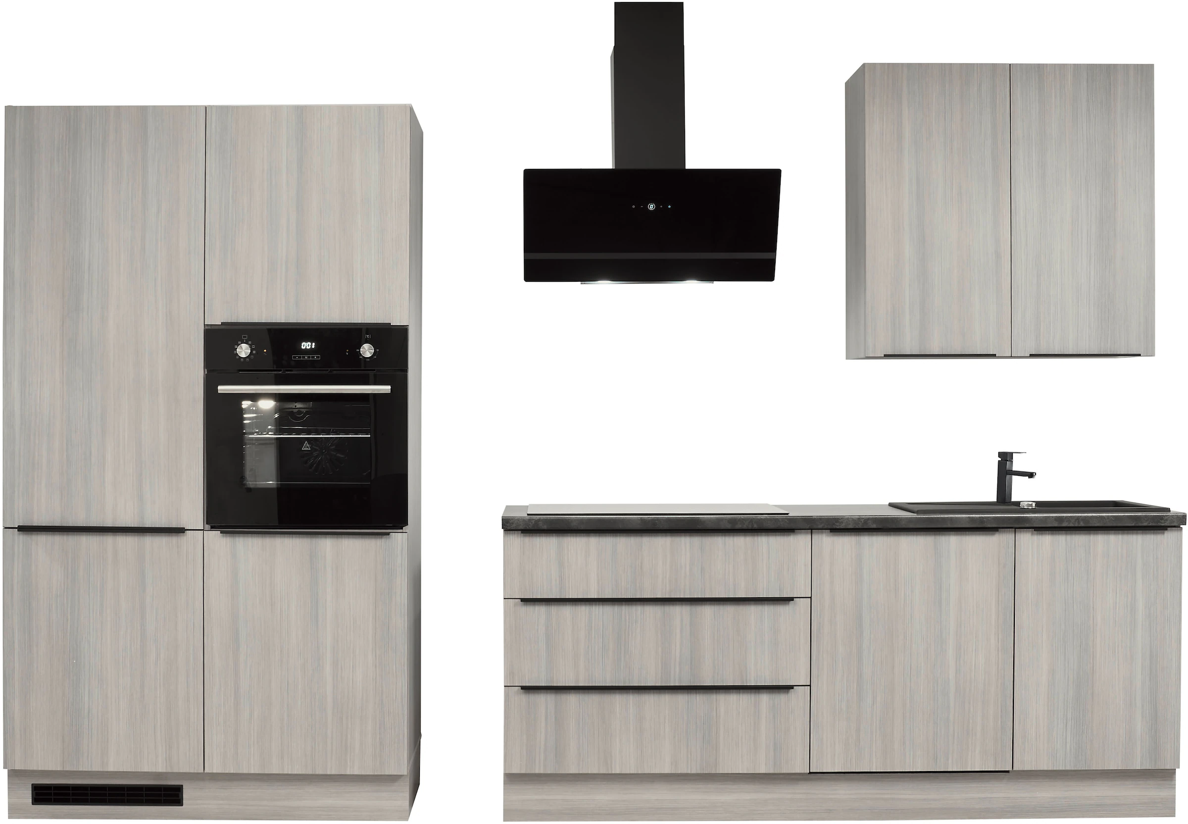 BASIC by Balculina Küchenzeile »Landzeit BxHxT 320x240x60 cm«, Breite 320cm günstig online kaufen