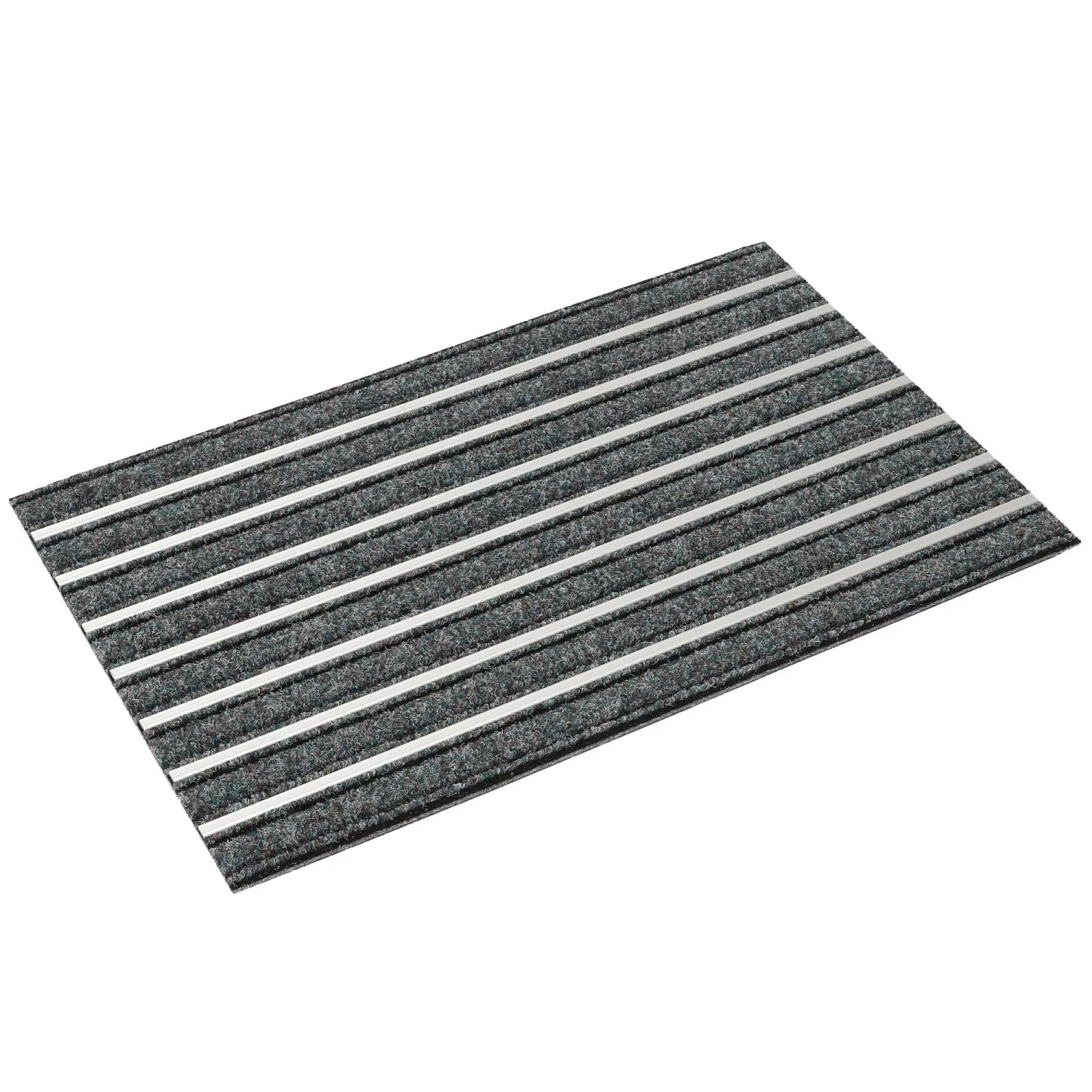 Pergamon Fußmatte Sauberlauf Alu Mat Fußmatten grau Gr. 48 x 72 günstig online kaufen