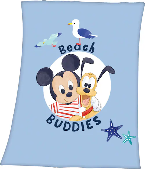 Disney Babydecke »Mickey Mouse«, mit liebevollem Mickey Mouse Motiv, Kusche günstig online kaufen