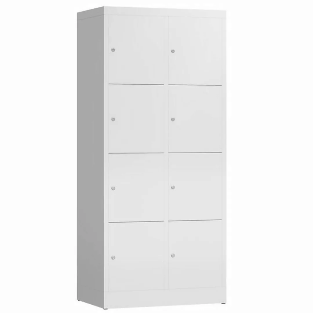 Steelboxx Fächerschrank Schließfachschrank 8 Fächer Spindschrank (1-St) kom günstig online kaufen