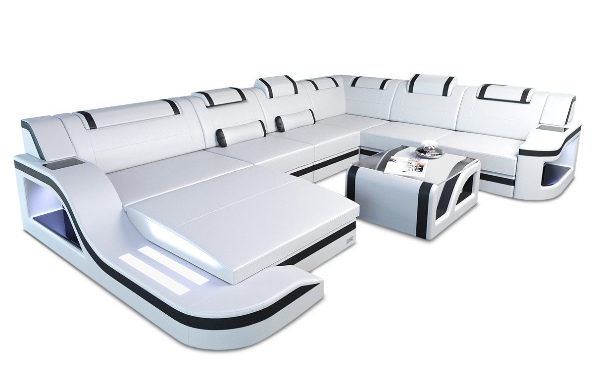 Sofa Dreams Wohnlandschaft Ledercouch Sofa Leder günstig online kaufen