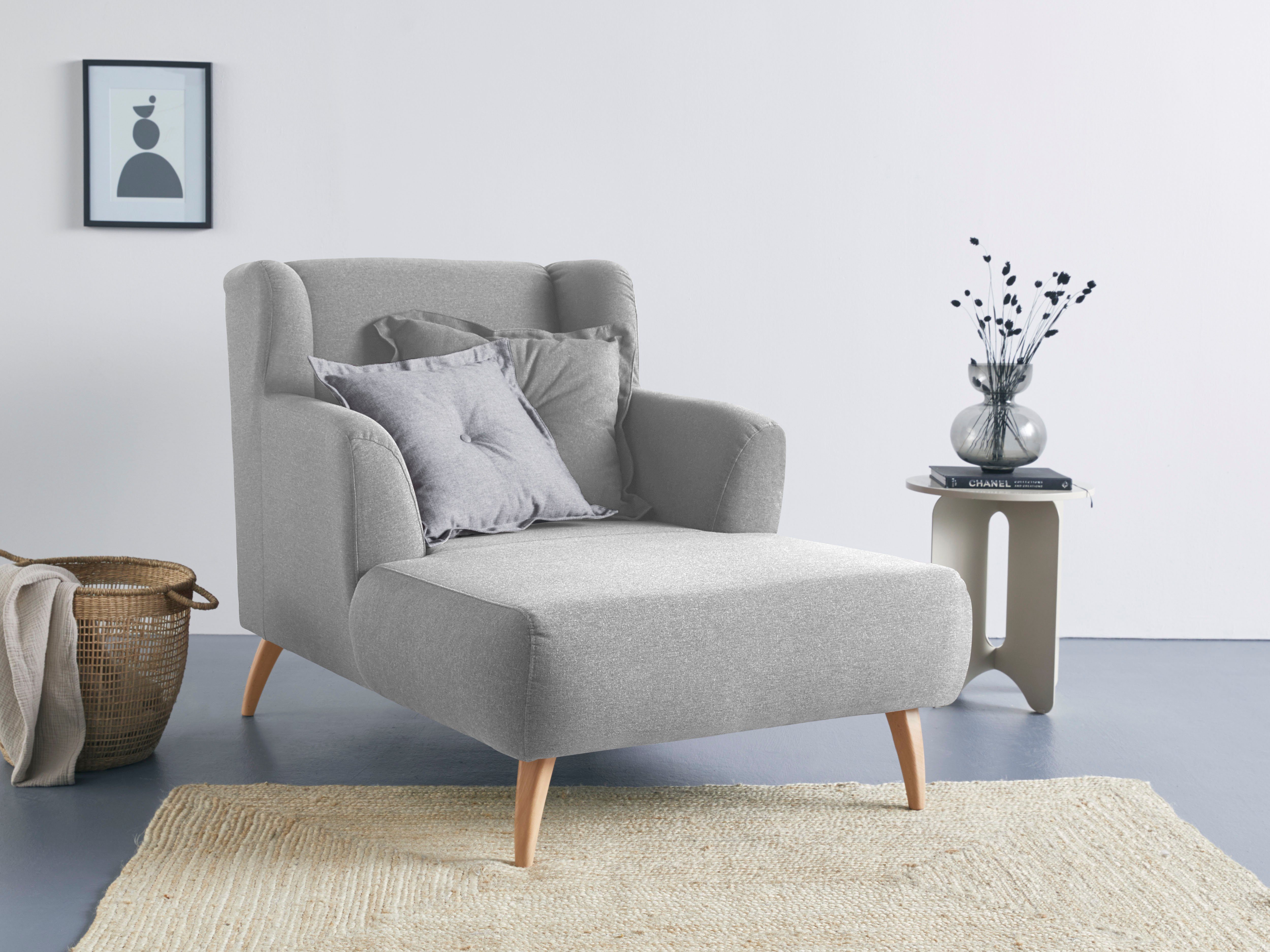 Home affaire Loveseat "Baggio Kuschel Mega Lounge Big Sessel" günstig online kaufen