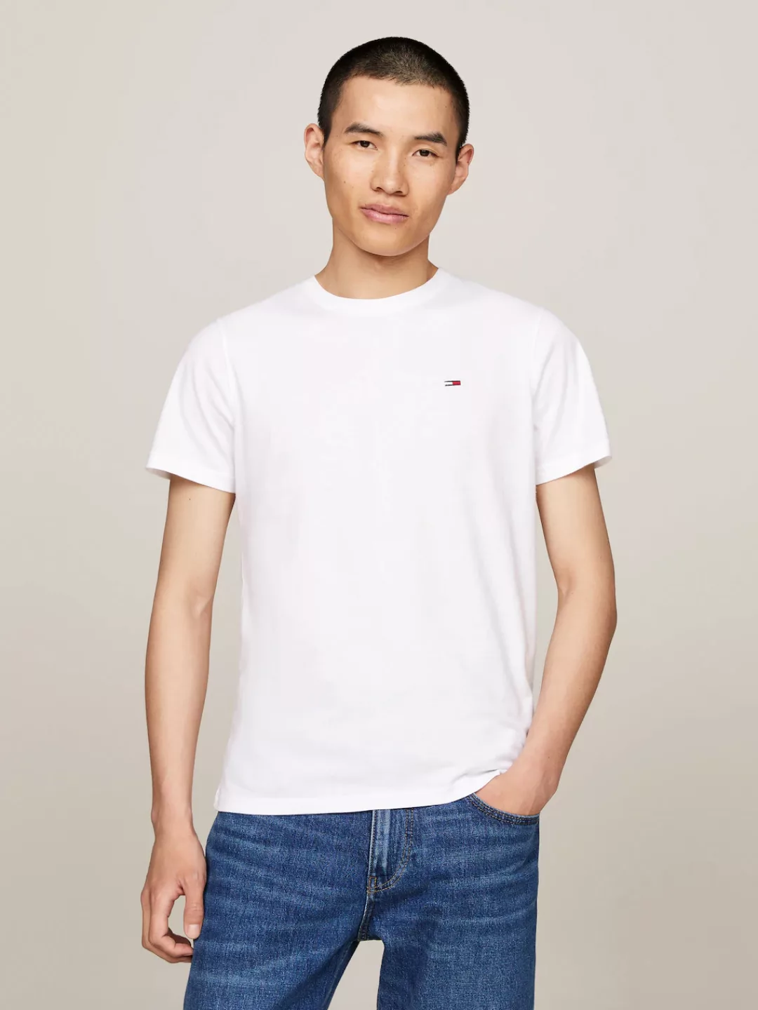 Tommy Jeans T-Shirt TJM 2PACK SLIM JERSEY TEE (Packung, 2-tlg., 2er-Pack) m günstig online kaufen