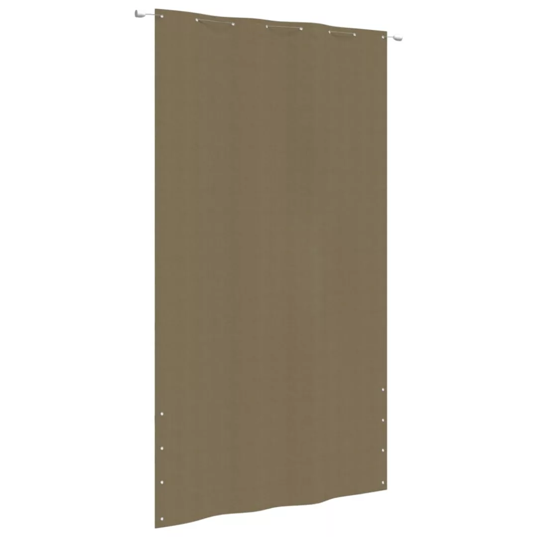 Vidaxl Balkon-sichtschutz Taupe 160x240 Cm Oxford-gewebe günstig online kaufen