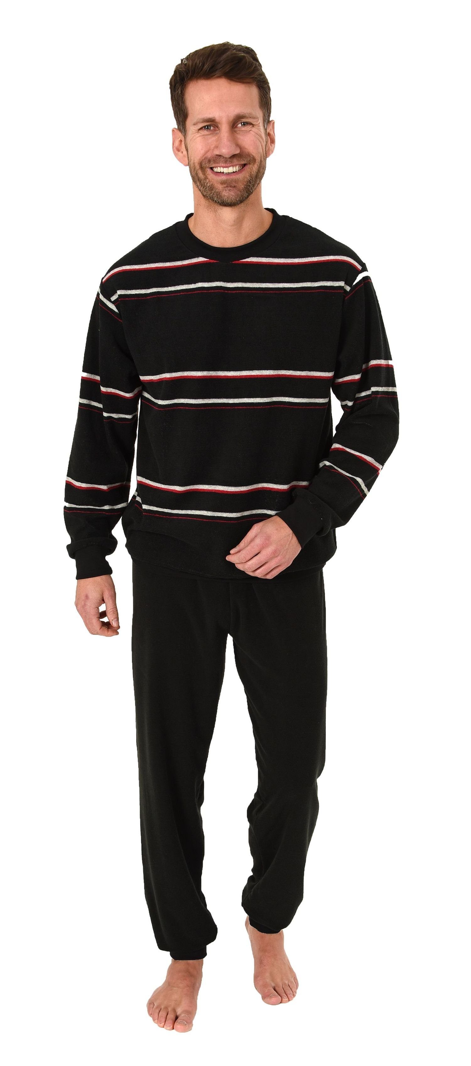 Normann Pyjama Herren Frottee Schlafanzug mit günstig online kaufen