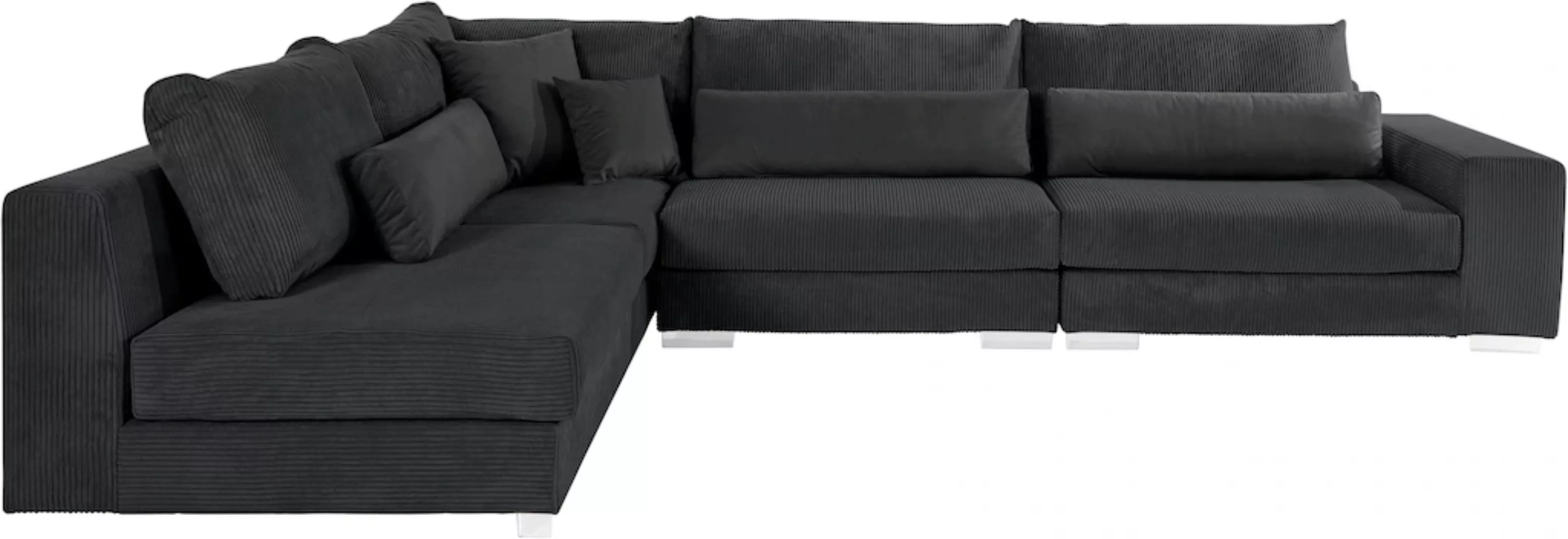Home affaire Ecksofa »Vasco L-Form«, inkl. 10-teiligen Kissen-Set günstig online kaufen