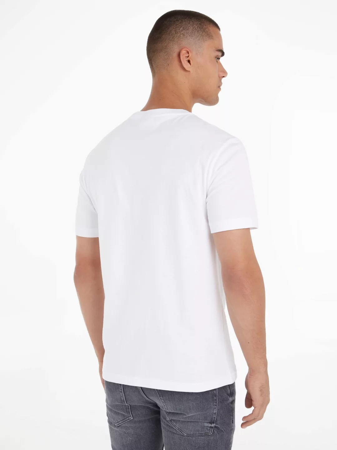 Calvin Klein T-Shirt CUT THROUGH LOGO T-SHIRT günstig online kaufen