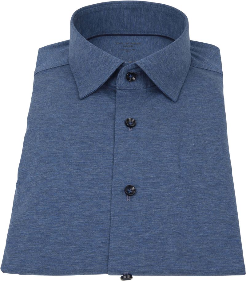 OLYMP Luxor Jersey Stretch Hemd 24/Seven Dunkel Blau - Größe 41 günstig online kaufen