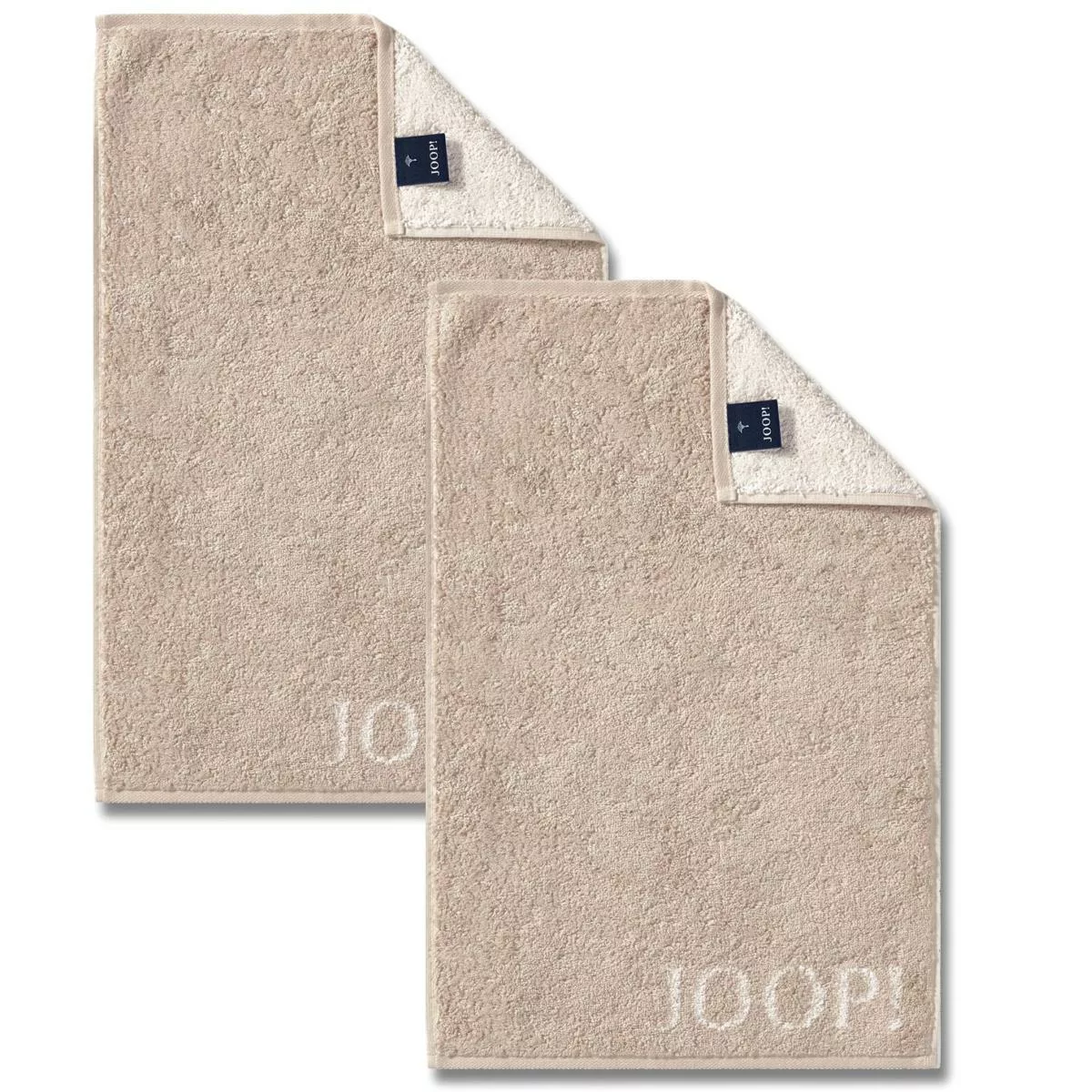 2 Stück Joop! Gästetuch Classic Sand Beige 1600-30 30x50 günstig online kaufen