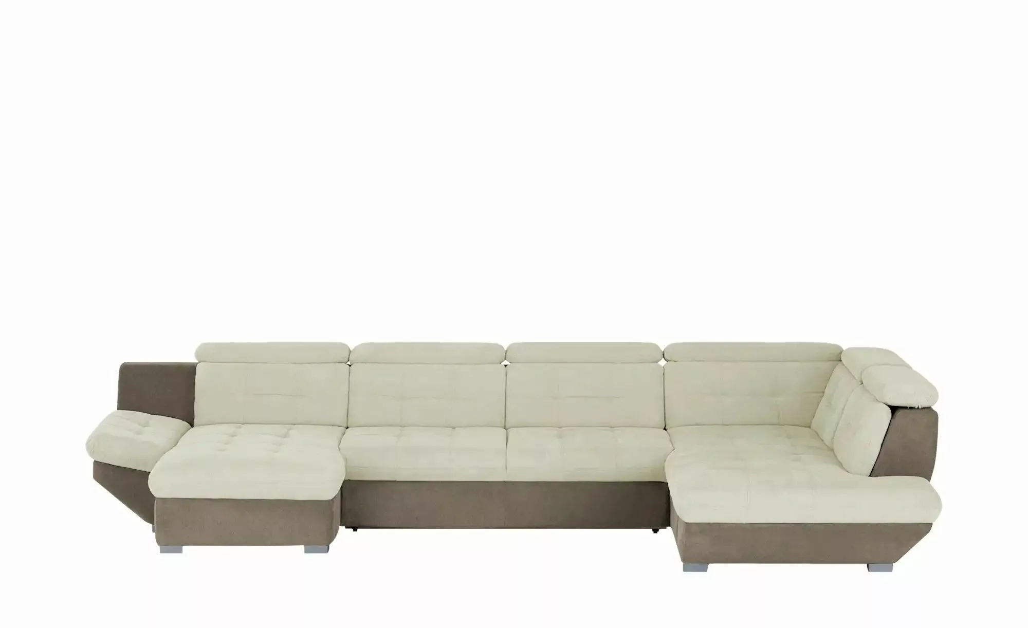 uno Wohnlandschaft  Elias II ¦ creme ¦ Maße (cm): B: 383 H: 80 T: 228 Polst günstig online kaufen