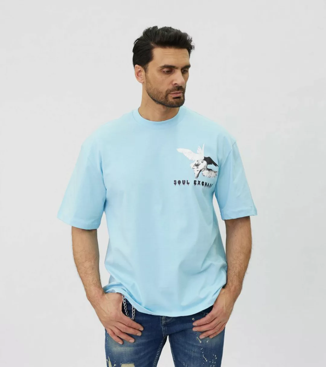 Denim House T-Shirt Lässiges Oversized T-Shirt mit besonderem Digitalprint günstig online kaufen