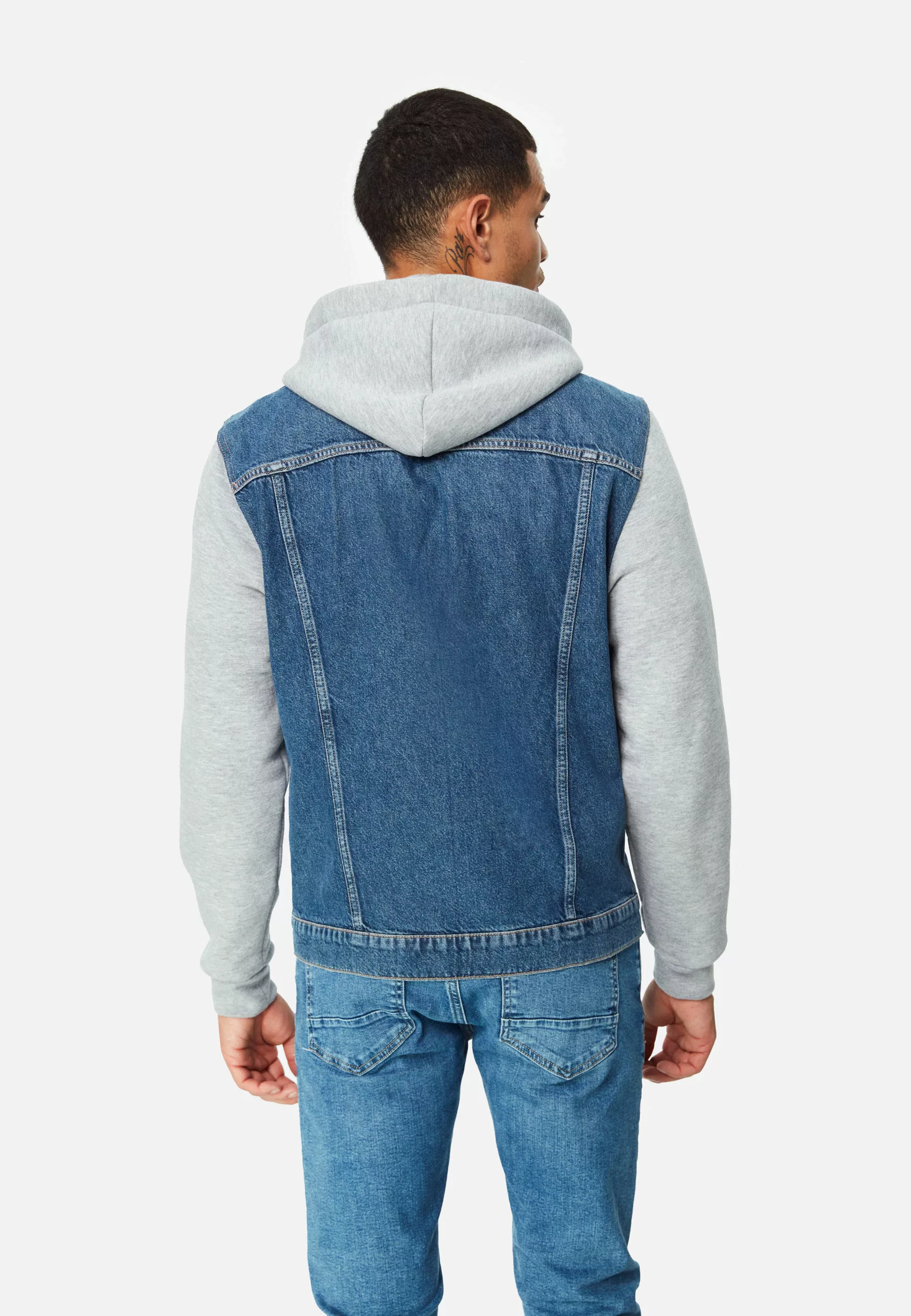 Mavi Jeansjacke "JERRY", mit Kapuze, Jeansjacke mit Jerseyärmeln günstig online kaufen