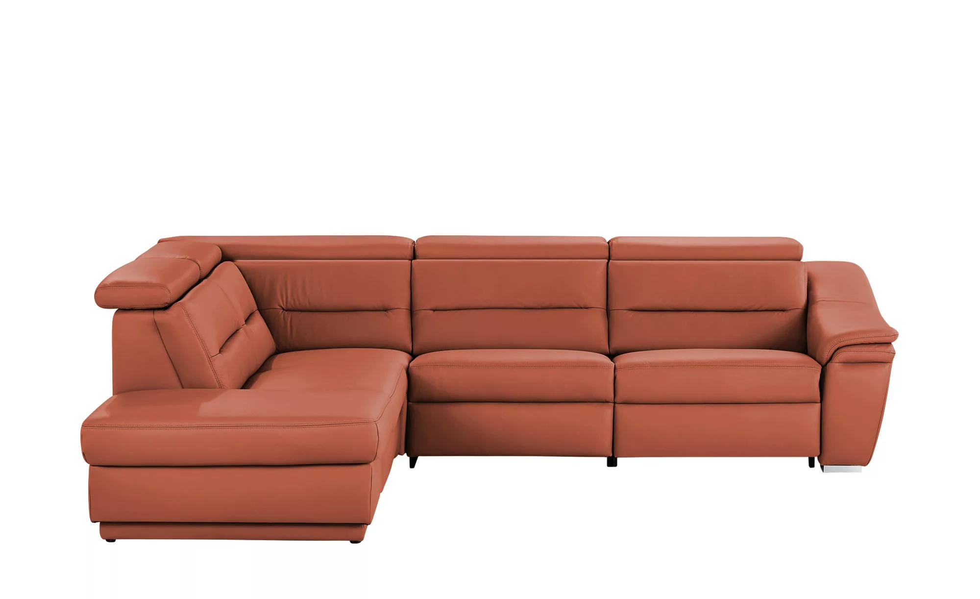 meinSofa Ecksofa  Ivonne - rot - 84 cm - Polstermöbel > Sofas > Ecksofas - günstig online kaufen