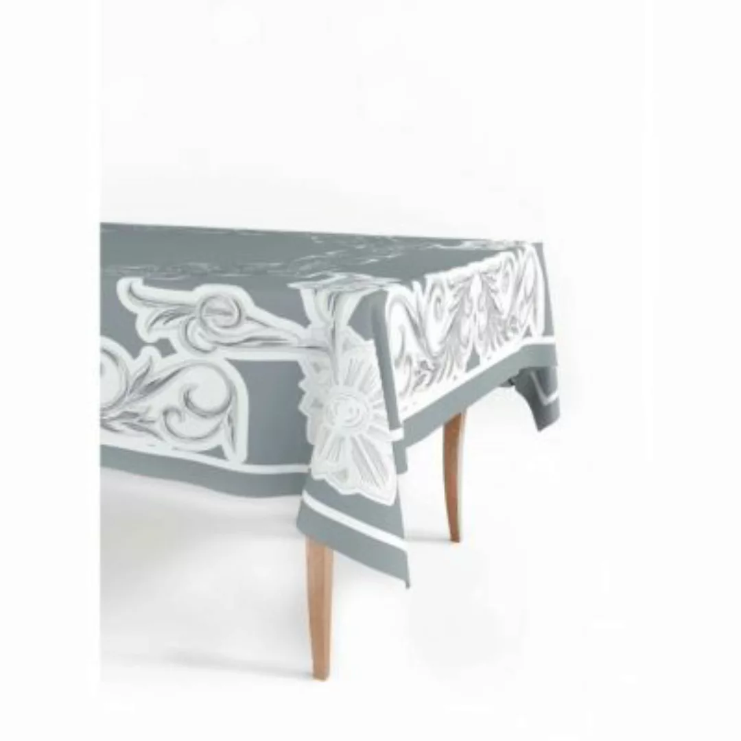 THE MIA Tischdecke quadratförmig 150 x 150 cm grau günstig online kaufen