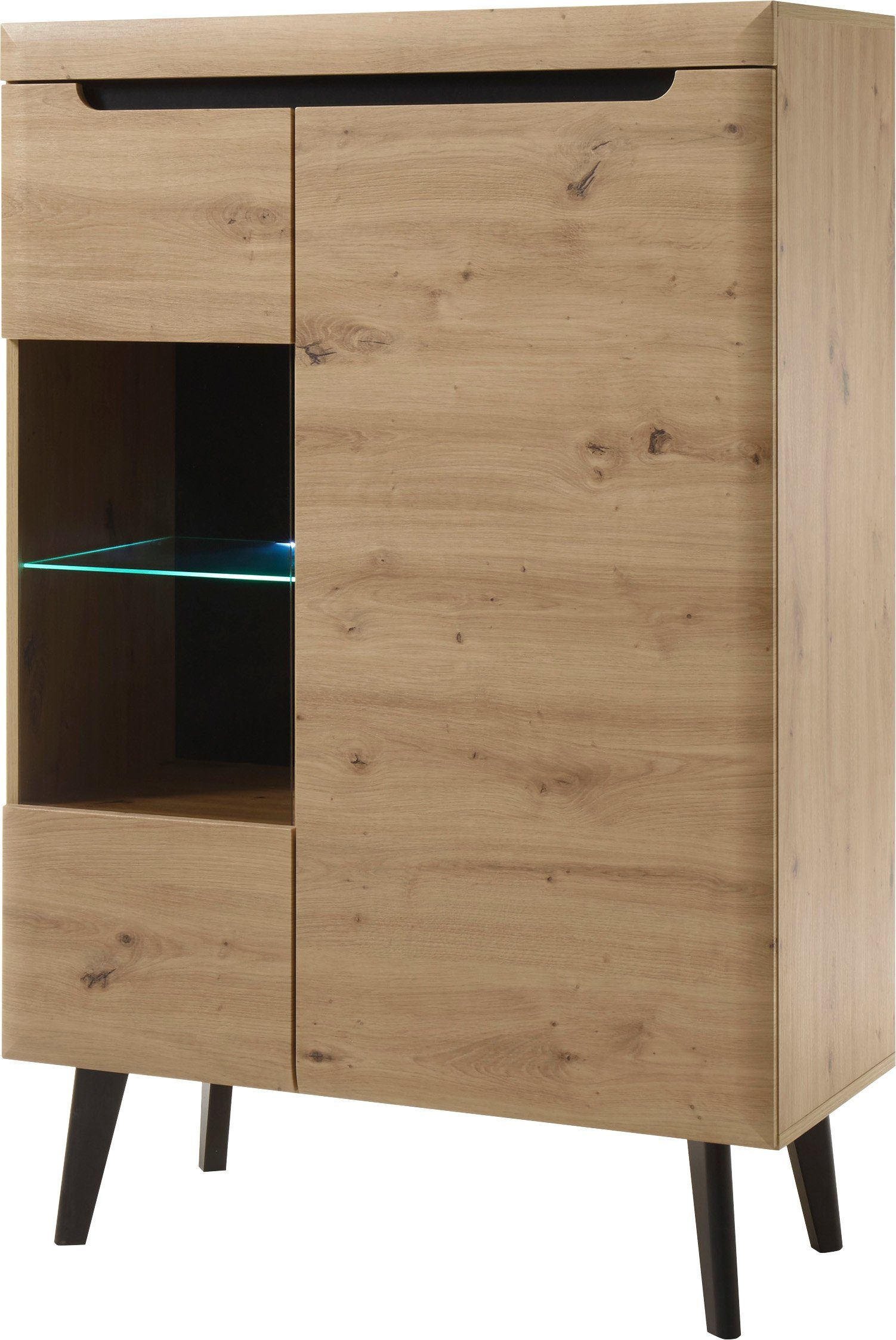 INOSIGN Vitrine "Torge, Hochschrank, Glasvitrine, Standvitrine, Vitrinensch günstig online kaufen