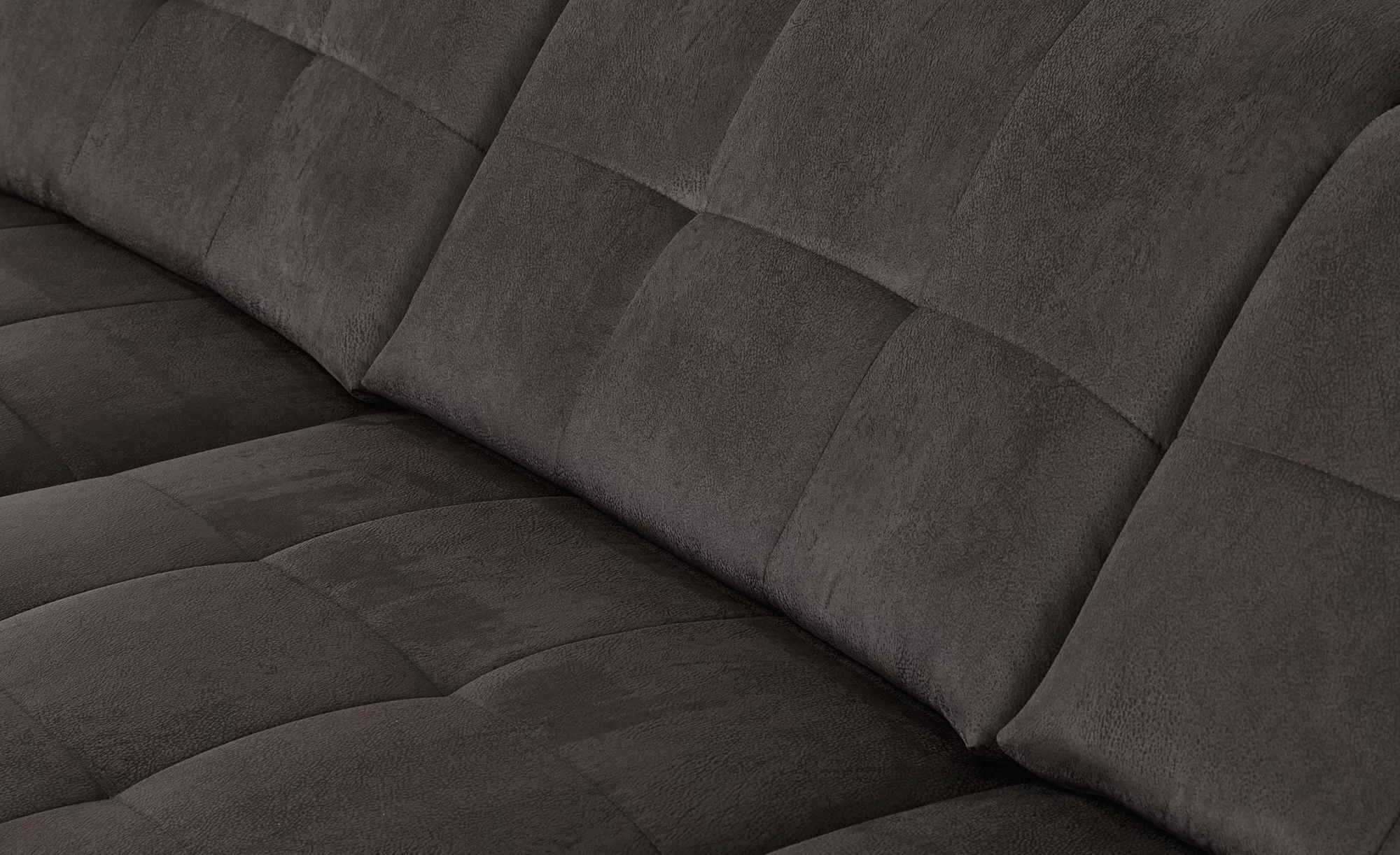 Ecksofa - grau - 85 cm - Polstermöbel > Sofas > Ecksofas - Möbel Kraft günstig online kaufen