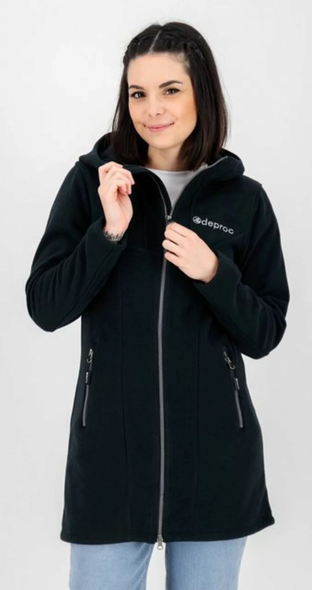 DEPROC Active Fleecejacke GLORY APRIL CS Strickfleecemantel, Fleecemantel a günstig online kaufen