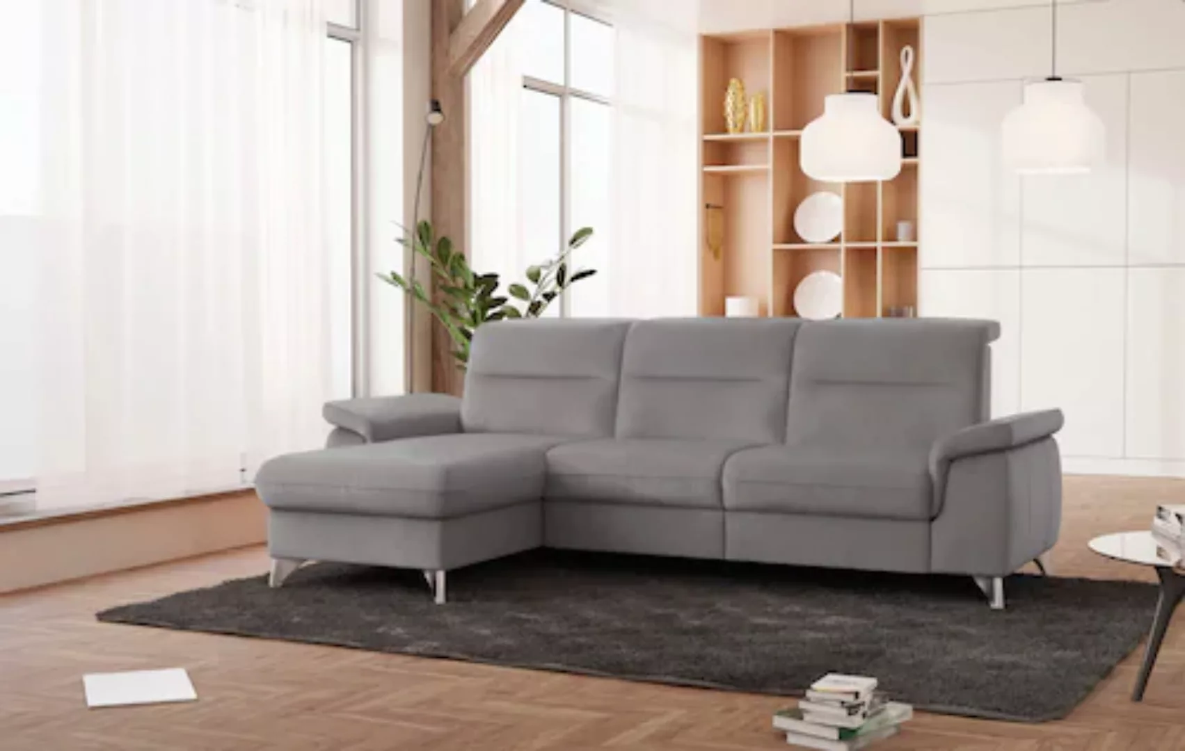 sit&more Ecksofa Astoria L-Form, wahlweise mit motorischer Relaxfunktion günstig online kaufen