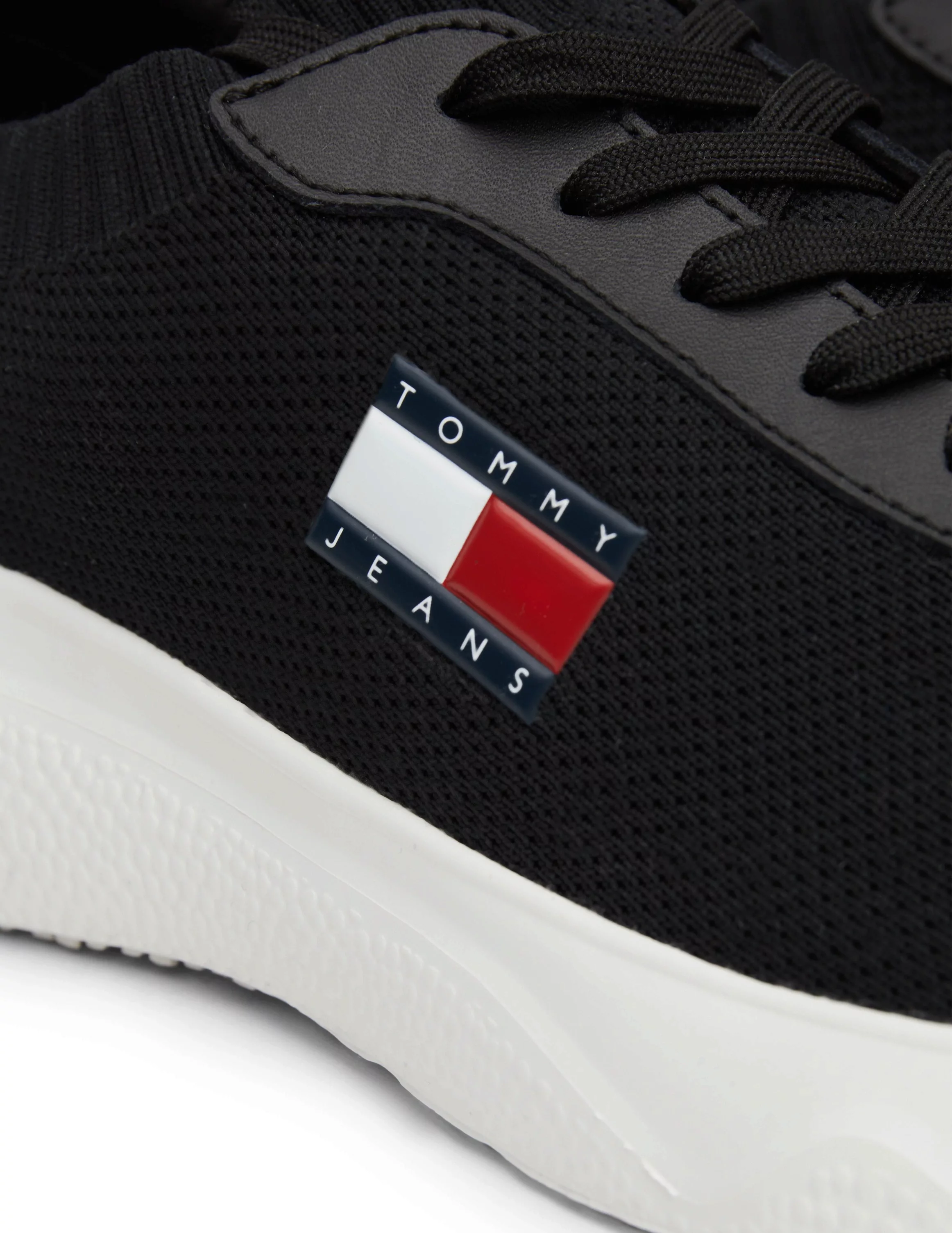 Tommy Jeans Slip-On Sneaker "TJW KNIT RUNNER", Freizeitschuh, Halbschuh, Sc günstig online kaufen