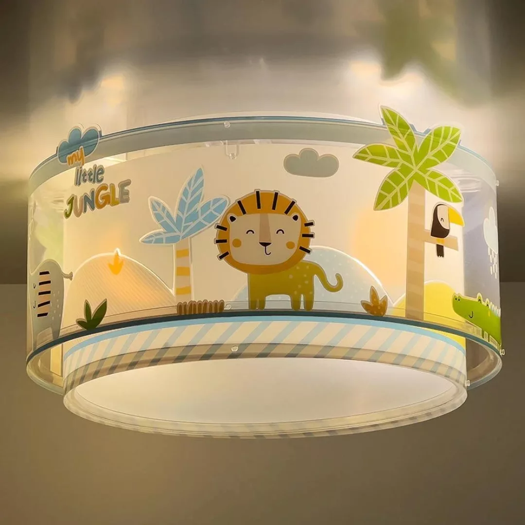 Dalber Little Jungle Deckenlampe, Dschungelmotive günstig online kaufen