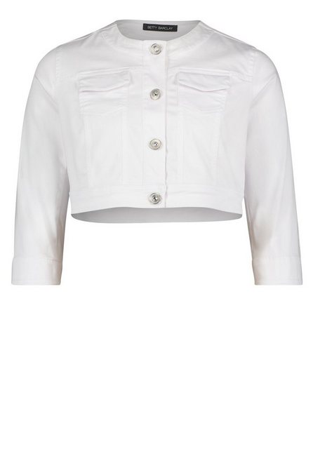 Betty Barclay Jackenblazer Blazerjacke Kurz 3/4 Arm, Bright White günstig online kaufen