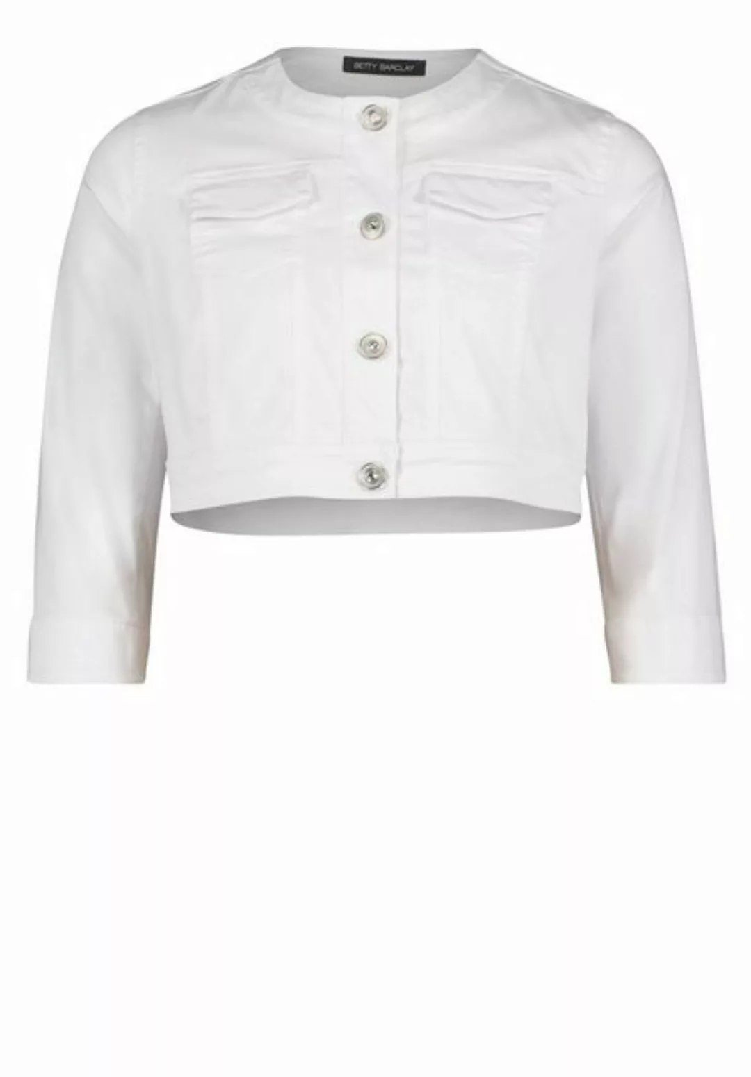 Betty Barclay Jackenblazer Blazerjacke Kurz 3/4 Arm, Bright White günstig online kaufen