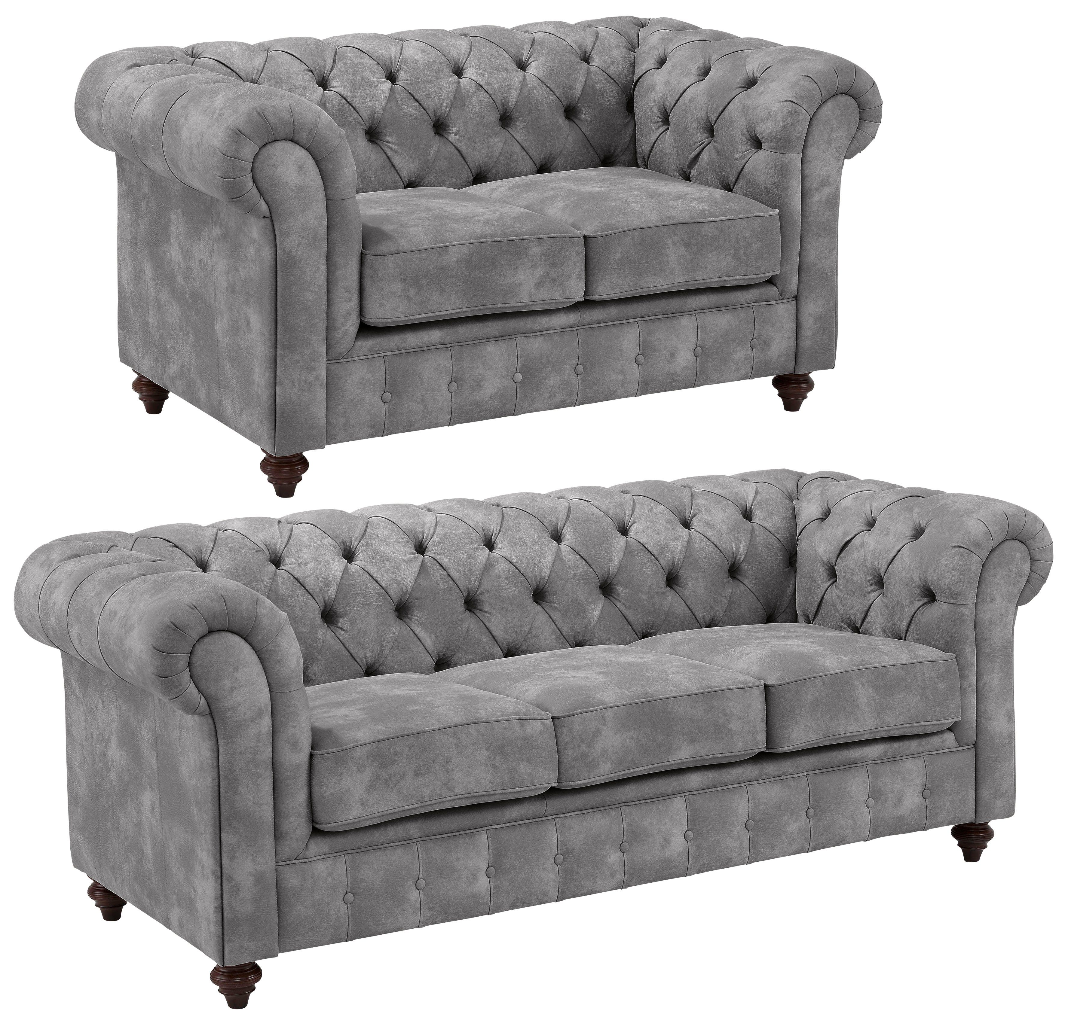 Home affaire Sitzgruppe Chesterfield, (2-tlg), hochwertige günstig online kaufen