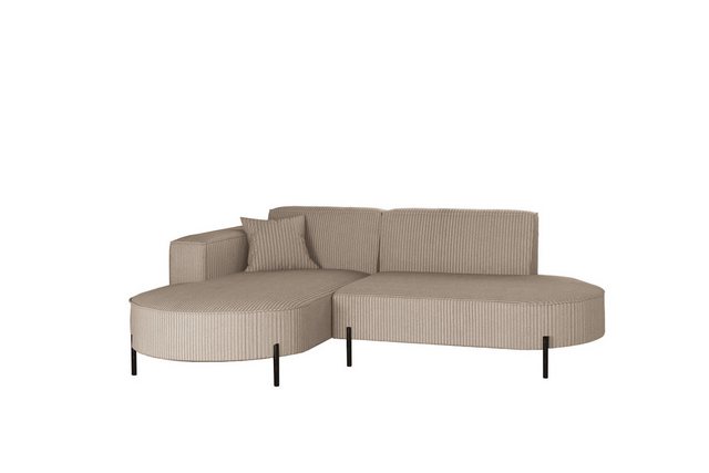 Kaiser Möbel Ecksofa Sofa L-Form Designer Modena Rein stoff Noel, Quelle, P günstig online kaufen