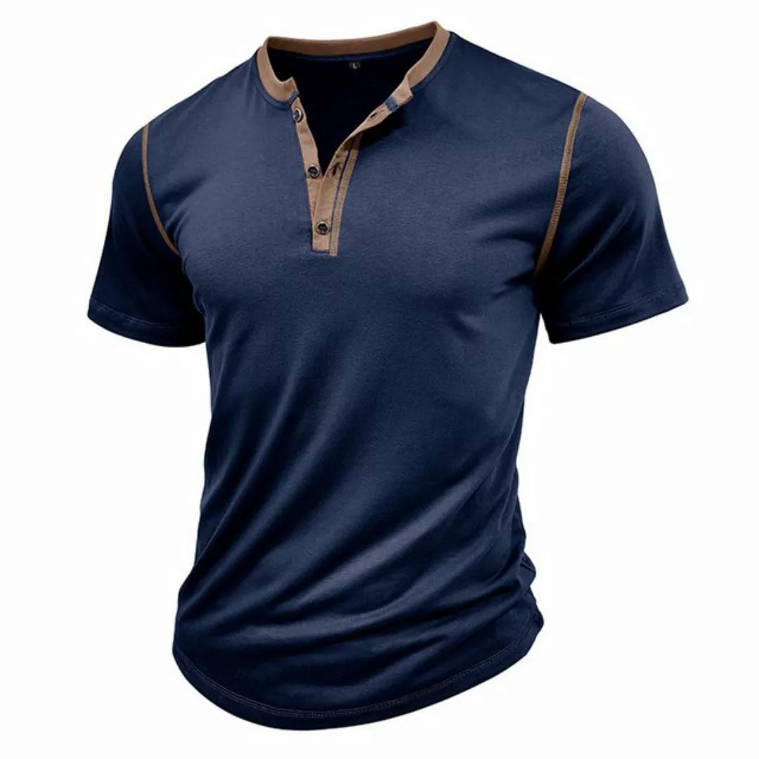 FIDDY T-Shirt Herren Kurzarm-T-Shirt mit Rundhalsausschnitt für Herren-Henl günstig online kaufen