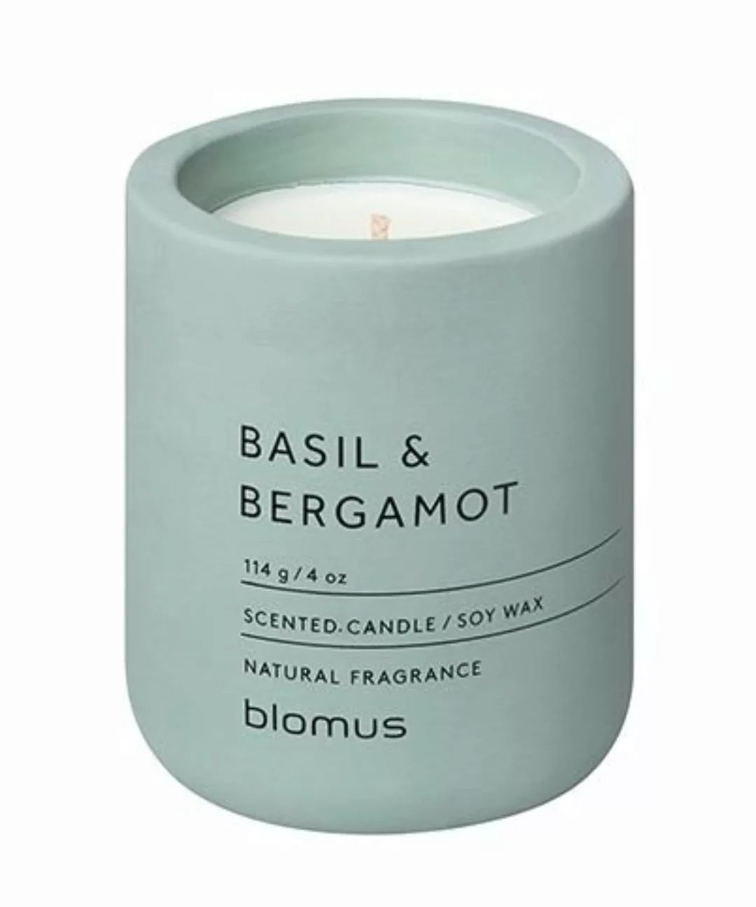 Blomus Duftkerzen FRAGA Duftkerze Basil & Bergamot Pine Gray 6,5 cm (mint) günstig online kaufen