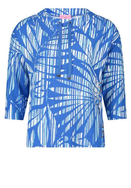 Betty Barclay Sweatshirt Sweat Kurz 3/4 Arm, Blue/White günstig online kaufen