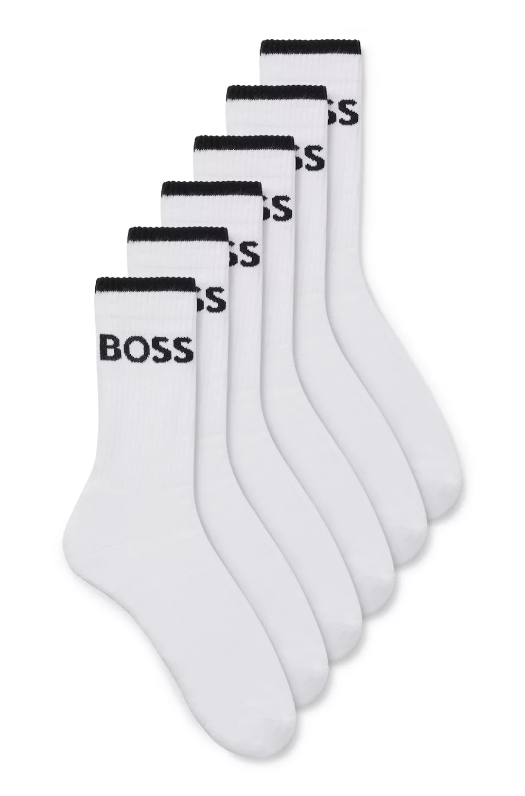 BOSS Businesssocken "6P QS Stripe CC", (Packung, 6er) günstig online kaufen