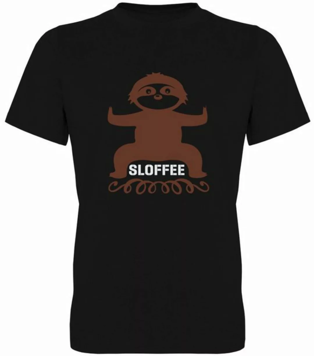 G-graphics T-Shirt Faultier – Sloffee Herren T-Shirt, mit trendigem Frontpr günstig online kaufen