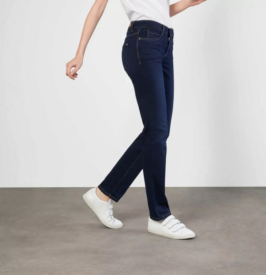 MAC Bequeme Jeans MAC Straight Fit Jeans mit Shaping-Effekt in Dark (1-tlg) günstig online kaufen