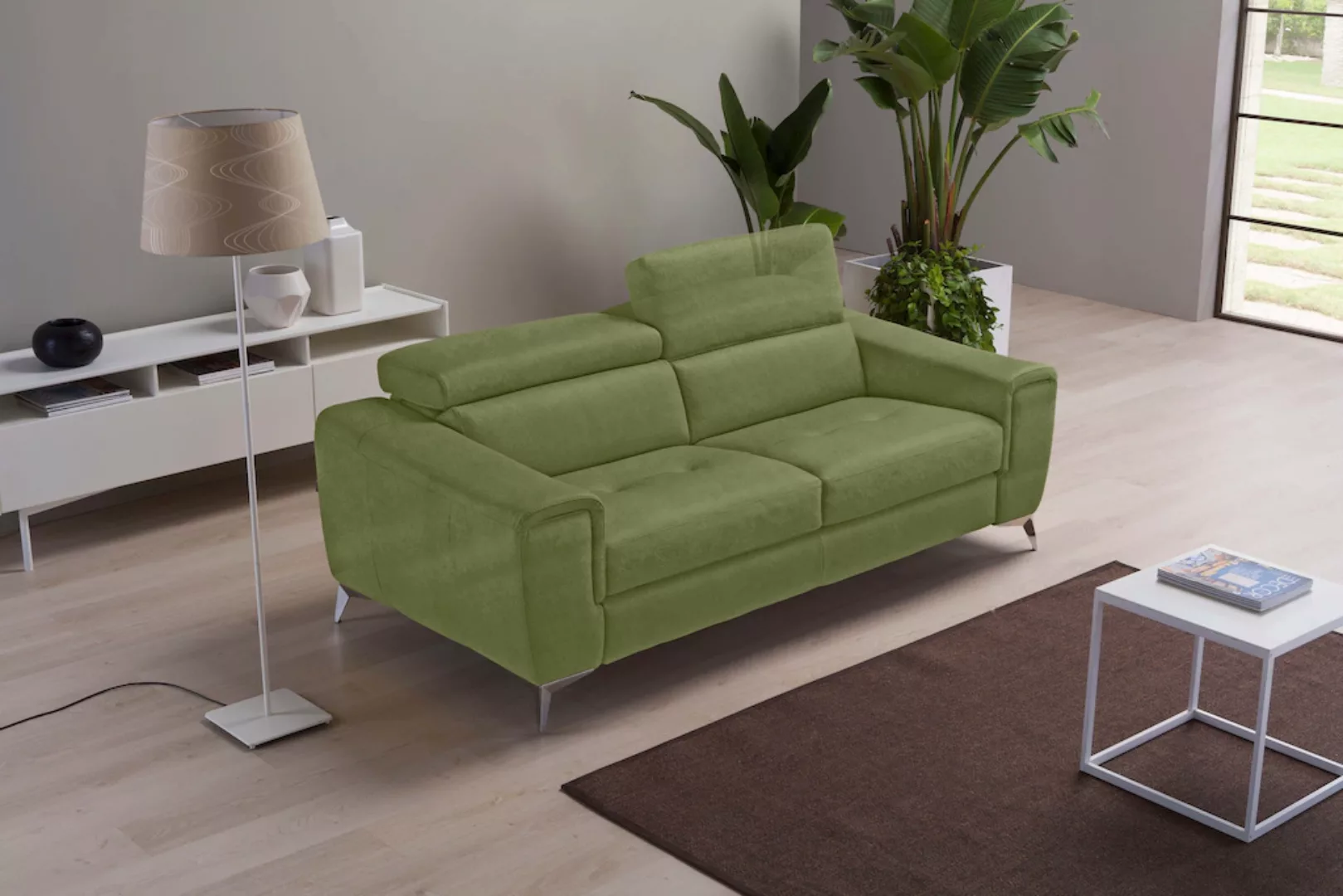 Egoitaliano 2,5-Sitzer "Francine, Designsofa, Loungesofa", Kopfteile manuel günstig online kaufen