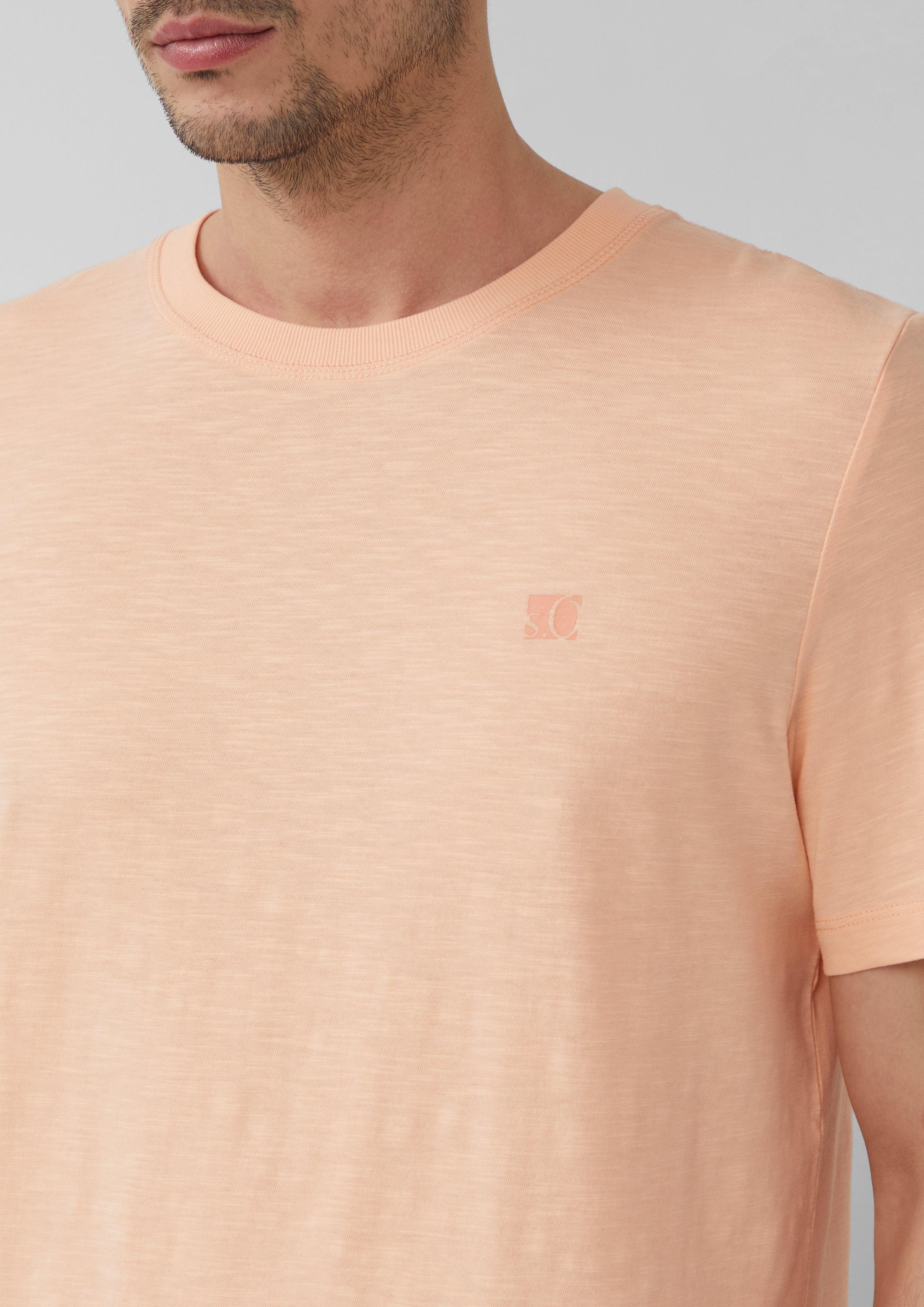 s.Oliver Kurzarmshirt Luftiges T-Shirt mit V-Ausschnitt günstig online kaufen