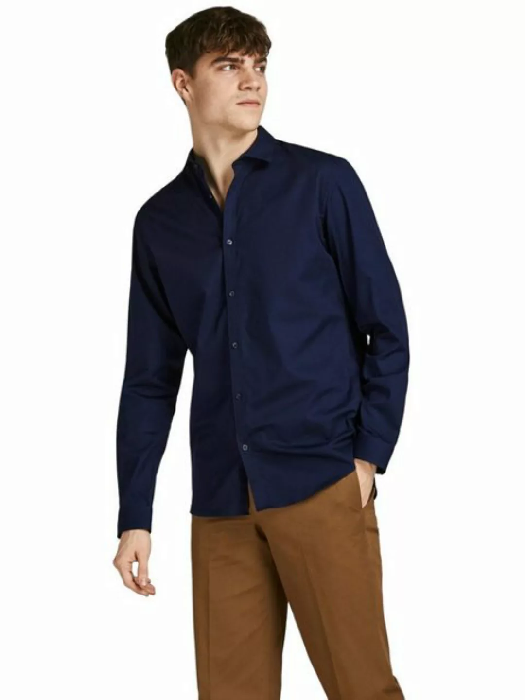 Jack & Jones Herren Freizeit Hemd JPRBLACARDIFF Slim Fit günstig online kaufen