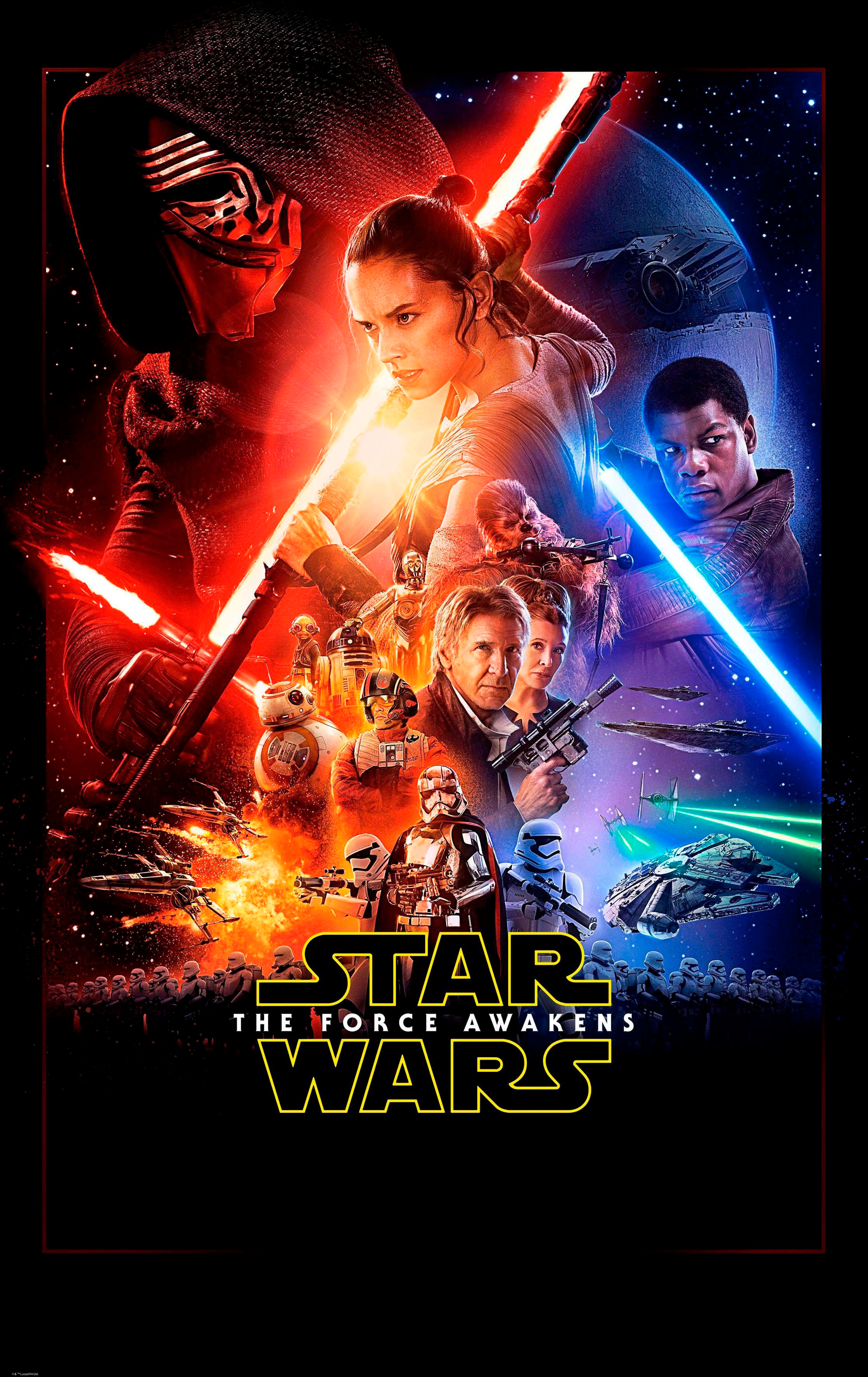 Komar Vliestapete »Star Wars EP7 Official Movie Poster«, 120x200 cm (Breite günstig online kaufen