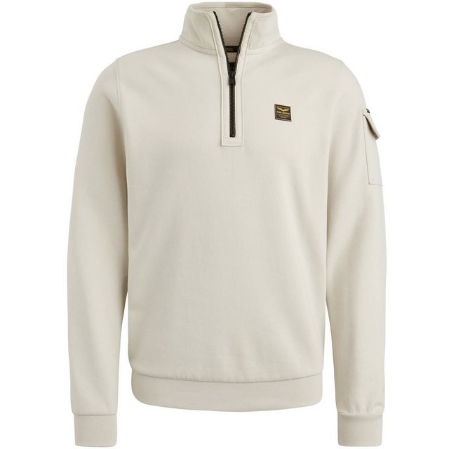 PME Legend Half Zip Pullover Interlock Ecru - Größe XXL günstig online kaufen