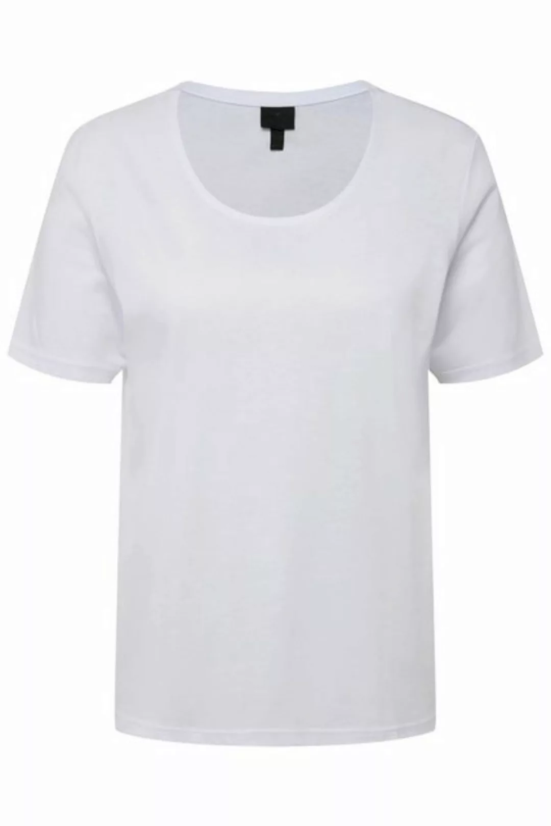 Ulla Popken Rundhalsshirt T-Shirt Modalmix Classic Rundhals Halbarm günstig online kaufen