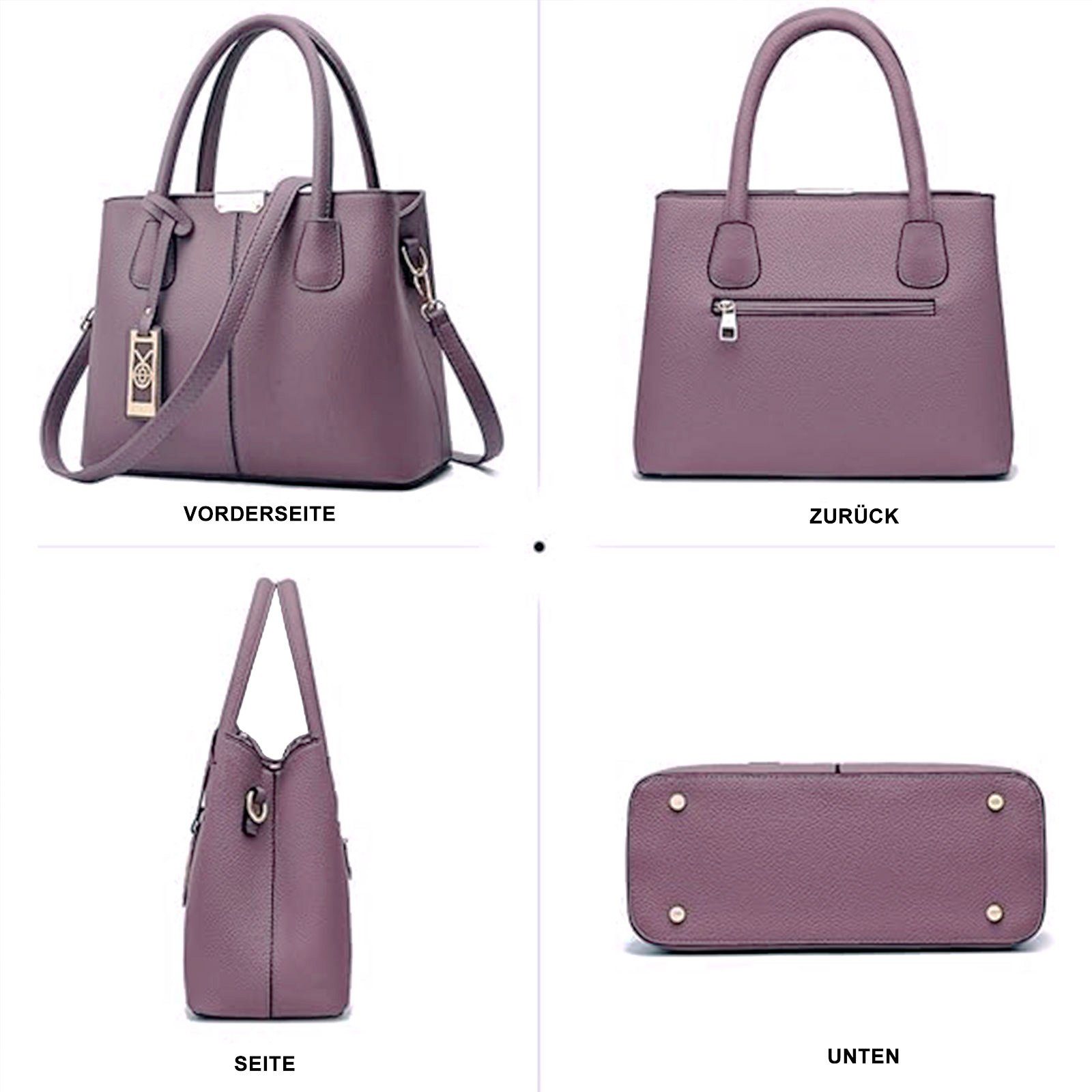 REDOM Henkeltasche Umhängetasche Handtasche Tragetasche Aktentasche günstig online kaufen