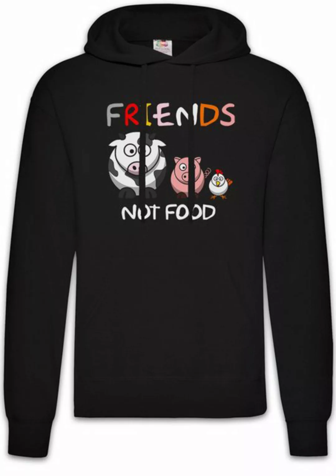 Urban Backwoods Hoodie Friends Not Food Comic Herren Hoodie Veganer Spezies günstig online kaufen