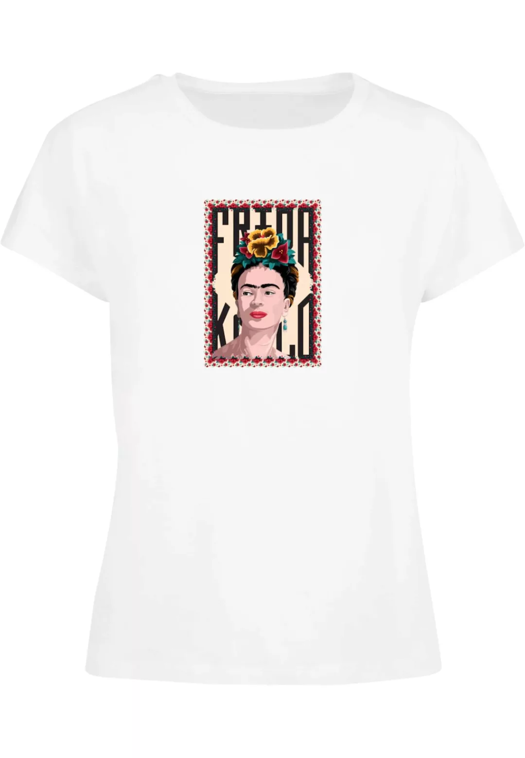 Merchcode T-Shirt "Merchcode Damen Ladies Frida Kahlo - Frame one Box Tee", günstig online kaufen