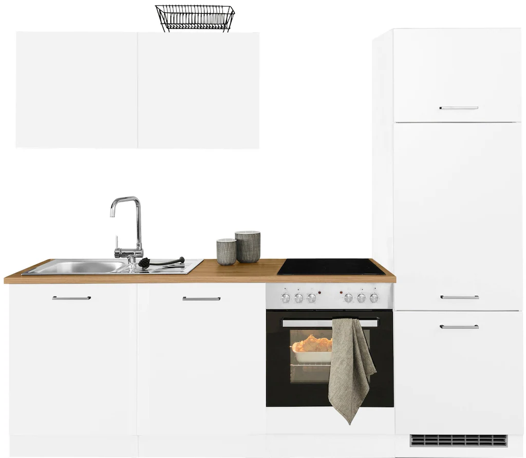 HELD MÖBEL Küchenzeile "Kehl", ohne E-Geräte, Breite 240 cm, für Kühlschran günstig online kaufen