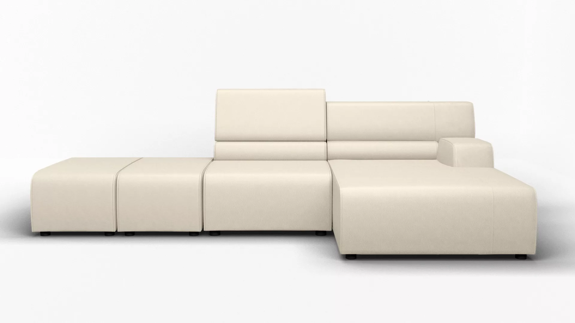 Egoitaliano Ecksofa "Babouche, Designsofa mit außergewöhnlichem Sitzkomfort günstig online kaufen