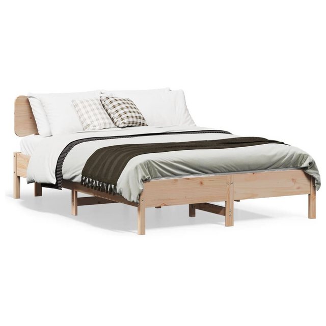 vidaXL Bett, Massivholzbett ohne Matratze 150x200 cm Kiefernholz günstig online kaufen