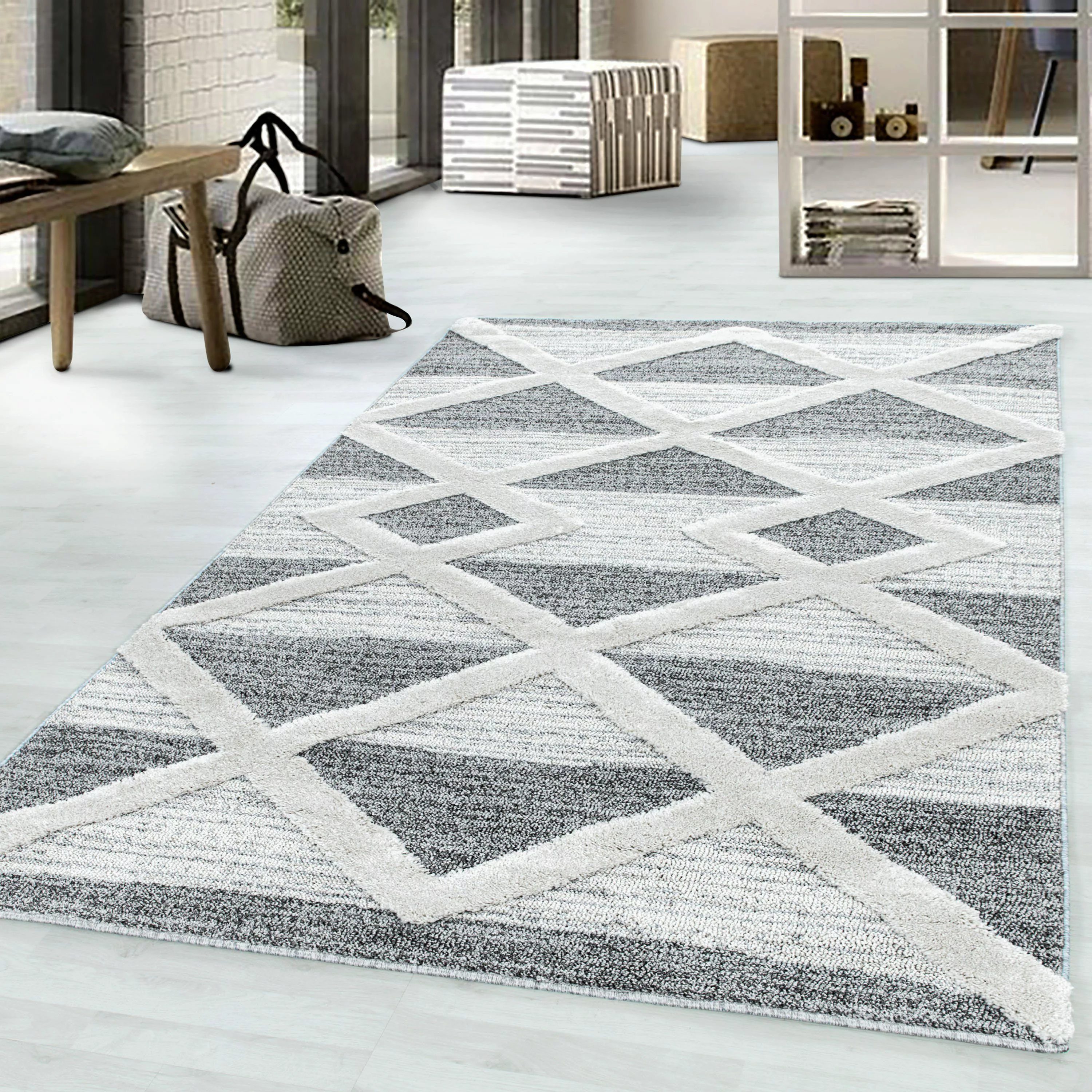 Ayyildiz Teppiche Teppich »PISA 4709«, rechteckig, 20 mm Höhe, Läufer, auch günstig online kaufen