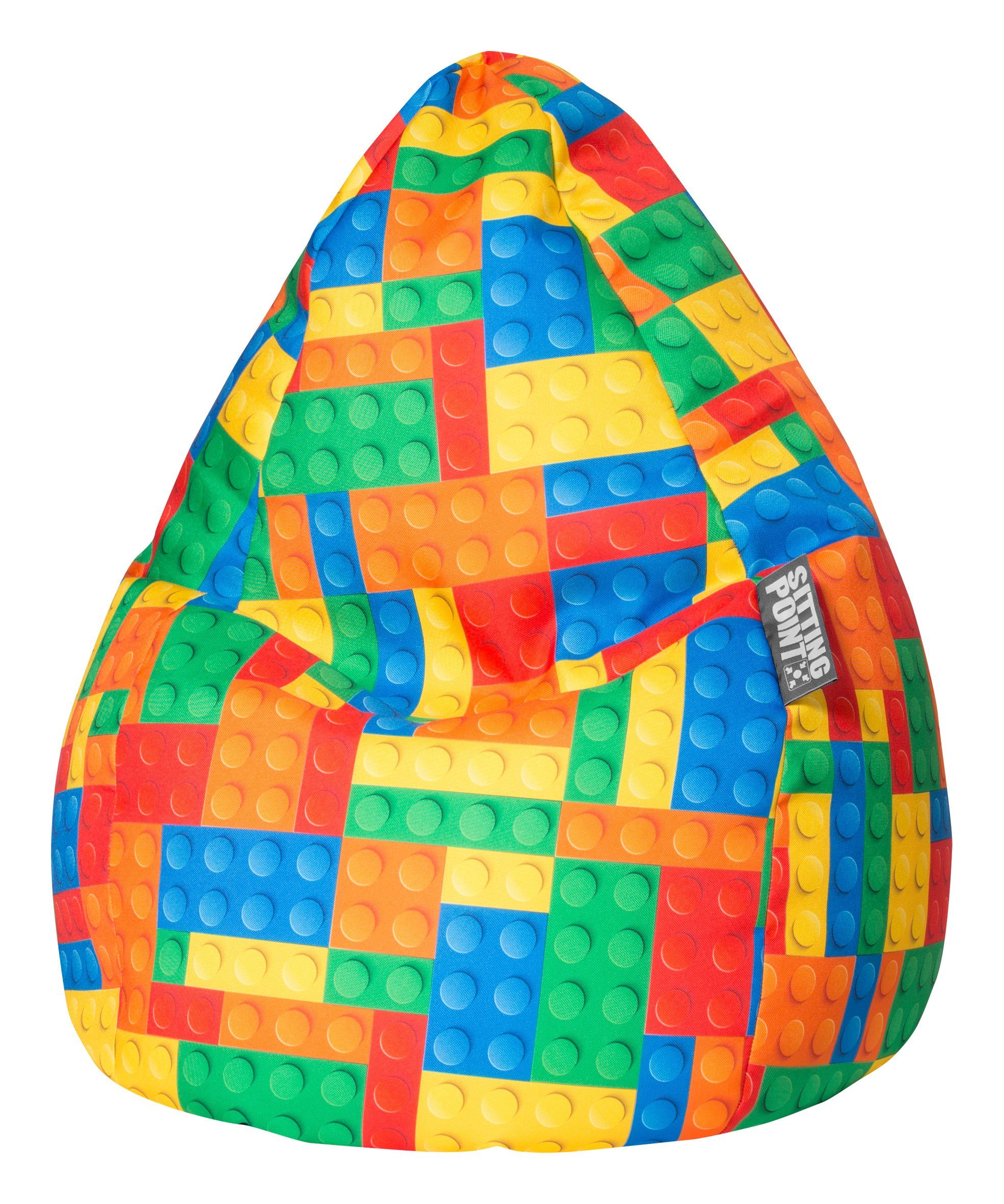 Sitting Point Sitzsack Bricks 120 l Bunt günstig online kaufen