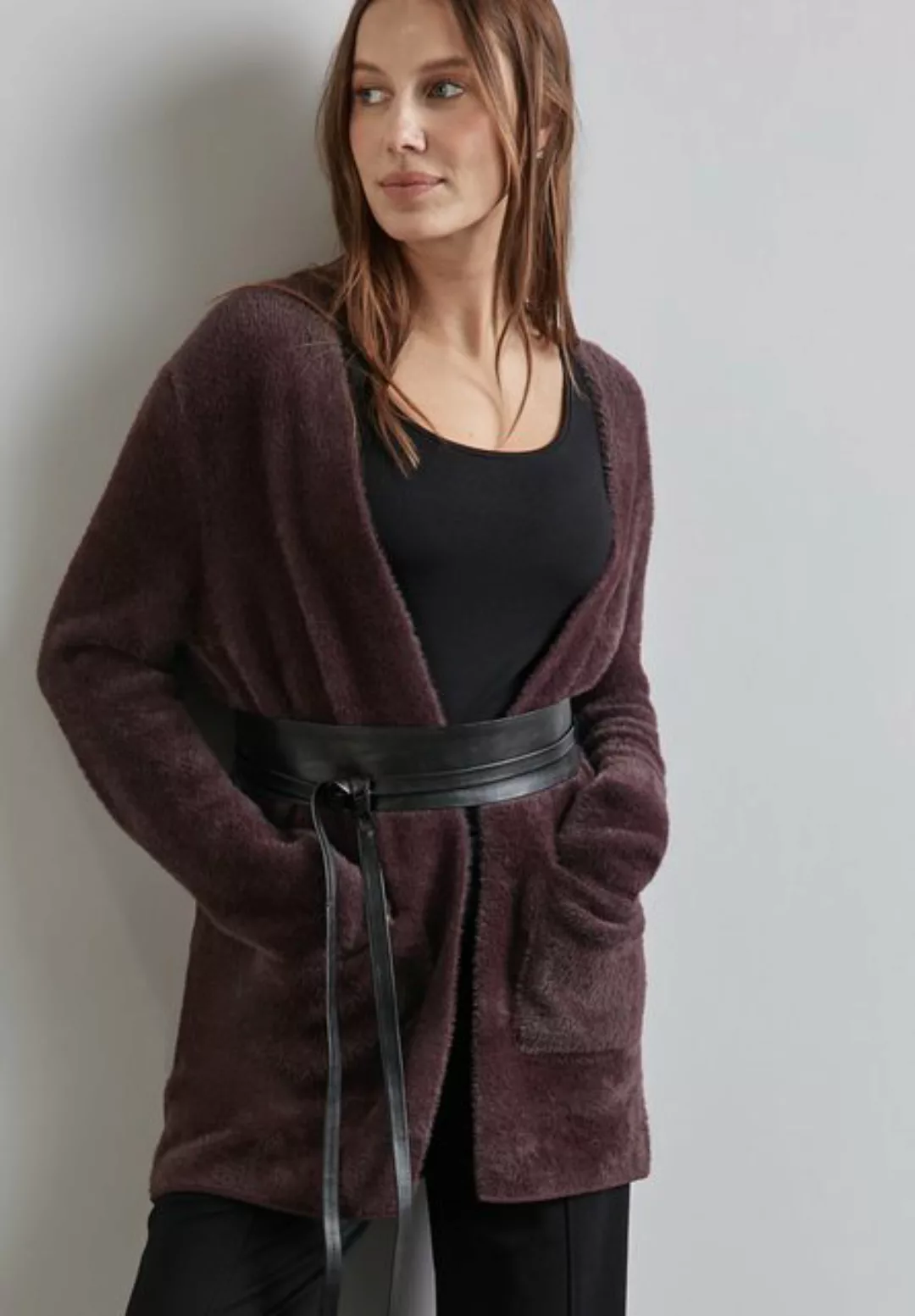 STREET ONE Cardigan, lang, offen zu tragen günstig online kaufen